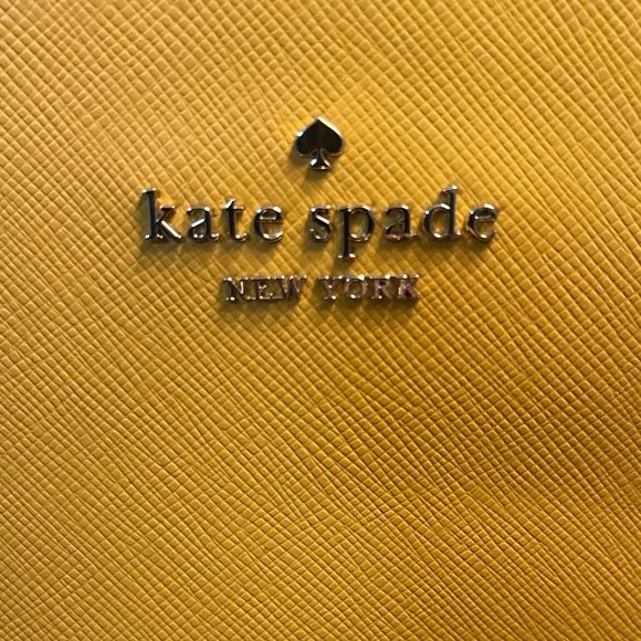 Kate Spade Sunny Yellow Tote (10.5 inches wide & 10 inches long). - Picture 2 of 6